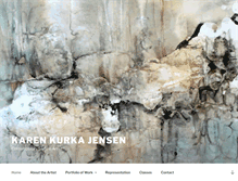 Tablet Screenshot of karenkurkajensen.com